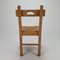 Vintage Oak & Straw Dining Chairs, 1950s, Set of 6, Image 5
