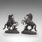 Antique French Bronze Horse Statues, Set of 2 3