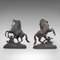 Antique French Bronze Horse Statues, Set of 2 6