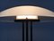 Vintage Postmodern Glass & Metal Table Lamp, Image 18