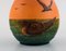 Vase With Seagulls in Hand-Painted Glazed Ceramics from Ipsens 4