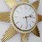 Mid-Century Starburst Brass Wall Clock from Metamec, 1950s, Image 4