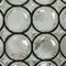 Circle Wandlampen aus Eisen & Sideglas von Glashütte, 1960er, 6er Set 12