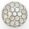 Circle Wandlampen aus Eisen & Sideglas von Glashütte, 1960er, 6er Set 15