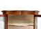 19th-Century Victorian Mahogany Inlaid Serpentine Shaped Display Cabinet, Image 7
