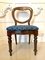 19th-Century Antique Victorian Balloon Back Mahogany Dining Chairs, Set of 6 9
