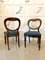 19th-Century Antique Victorian Balloon Back Mahogany Dining Chairs, Set of 6, Image 8