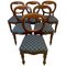 19th-Century Antique Victorian Balloon Back Mahogany Dining Chairs, Set of 6, Image 1