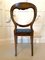 19th-Century Antique Victorian Balloon Back Mahogany Dining Chairs, Set of 6, Image 4