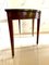 Antique George III Demilune Mahogany Console Table 5