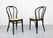 Antique Black 218 Chairs by Michael Thonet for Thonet, Set of 2, Image 2