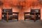 Brutalist Oak Armchairs, 1970s, Set of 2, Image 1