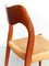 Vintage Danish No. 71 Dining Chairs by Niels O. Moller for J. L Moller, 1960s, Set of 4 5