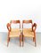 Vintage Danish No. 71 Dining Chairs by Niels O. Moller for J. L Moller, 1960s, Set of 4 10