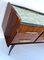 Vintage Mahogany, Ebony & Glass Chest of Drawers, 1970s, Image 2