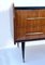 Vintage Mahogany, Ebony & Glass Chest of Drawers, 1970s, Image 6