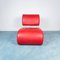 Rote Vintage Sessel, 1980er, 2er Set 6