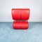 Vintage Red Lounge Chairs, 1980s, Set of 2, Image 4