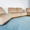 Vintage Beige Velvet Lounge Chairs, 1970s, Set of 4, Image 2