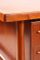 Danish Teak Desk with Drop-Door Cabinet, 1950s 2