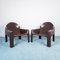 Vintage Lounge Chairs by Gae Aulenti for Kartell, 1970s, Set of 2 1