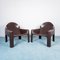 Vintage Lounge Chairs by Gae Aulenti for Kartell, 1970s, Set of 2, Image 1