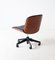Black Leather Swivel Chair by Ico Luisa Parisi for MIM, 1960s 4