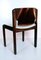 Rosewood 122 Stacking Chairs by Vico Magistretti for Cassina, 1970s, Set of 4 4