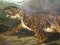 Große Französische Malerei des Leoparden, Öl auf Leinwand 7