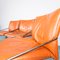 Vintage Orange Chrome & Steel Dining Chairs, 1970s, Set of 4, Image 9