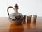 Vintage Salt-Glazed Stoneware Jug & Cups from Merkelbach Manufaktur, Set of 5 2