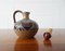 Vintage Salt-Glazed Stoneware Jug & Cups from Merkelbach Manufaktur, Set of 5 3