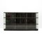 Lacquered Wood and Glass Bookcase by Eugenio Gerli for Tecno, 1970s, Image 1