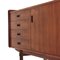 Credenza in teak con cassetti e ante scorrevoli, anni '60, Immagine 10