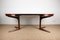 Danish Rosewood Extendable Dining Table with Central Leg, 1960s, Image 2