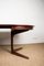 Danish Rosewood Extendable Dining Table with Central Leg, 1960s 4