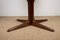 Danish Rosewood Extendable Dining Table with Central Leg, 1960s, Image 13