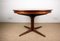 Danish Rosewood Extendable Dining Table with Central Leg, 1960s, Image 15