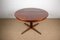Danish Rosewood Extendable Dining Table with Central Leg, 1960s 18