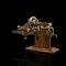 Antike Schweizer Uhrmacher-Drehmaschine aus Messing & Kupfer, ca. 1900 4