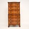 Antique Burr Walnut Chest of Drawers, Image 2