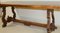 Tavolo in stile Fratino massiccio con gambe in legno di lino, Italia, inizio XX secolo, Immagine 5