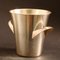 Vintage Silver-Plated Metal Wine Cooler by Wilhelm Wagenfeld for WMF, 1950s 3