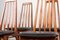 Danish Teak Eva Chairs by Niels Koefoed for Koefoeds Hornslet, 1960s, Set of 4 3