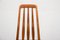 Danish Teak Eva Chairs by Niels Koefoed for Koefoeds Hornslet, 1960s, Set of 4 15
