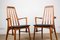 Danish Teak Eva Chairs by Niels Koefoed for Koefoeds Hornslet, 1960s, Set of 2 3