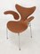 Silla giratoria Seagull de Arne Jacobsen para Fritz Hansen, años 60, Imagen 3