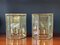 Vintage French Brass & Glass Sconces, 1980s, Set of 2 5