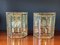 Vintage French Brass & Glass Sconces, 1980s, Set of 2, Image 3