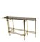 Brass & Smoked Glass Console by Renato Zevi, Italy, 1970s, Image 2